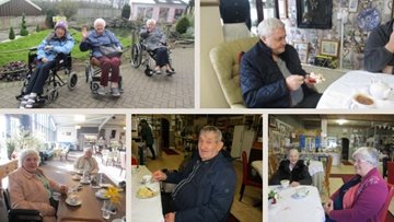 Park House Residents take a trip out in the minibus